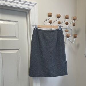 Madeleine - Cashmere Wool Blend Skirt - Grey - 4